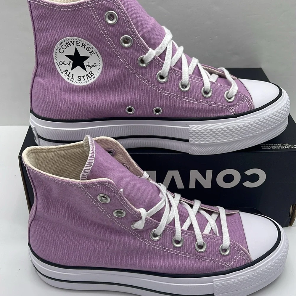 Converse WMNS Lavender High-Top Platforms A09392F CTAS LIFT HI CLASSIC AMETHYST